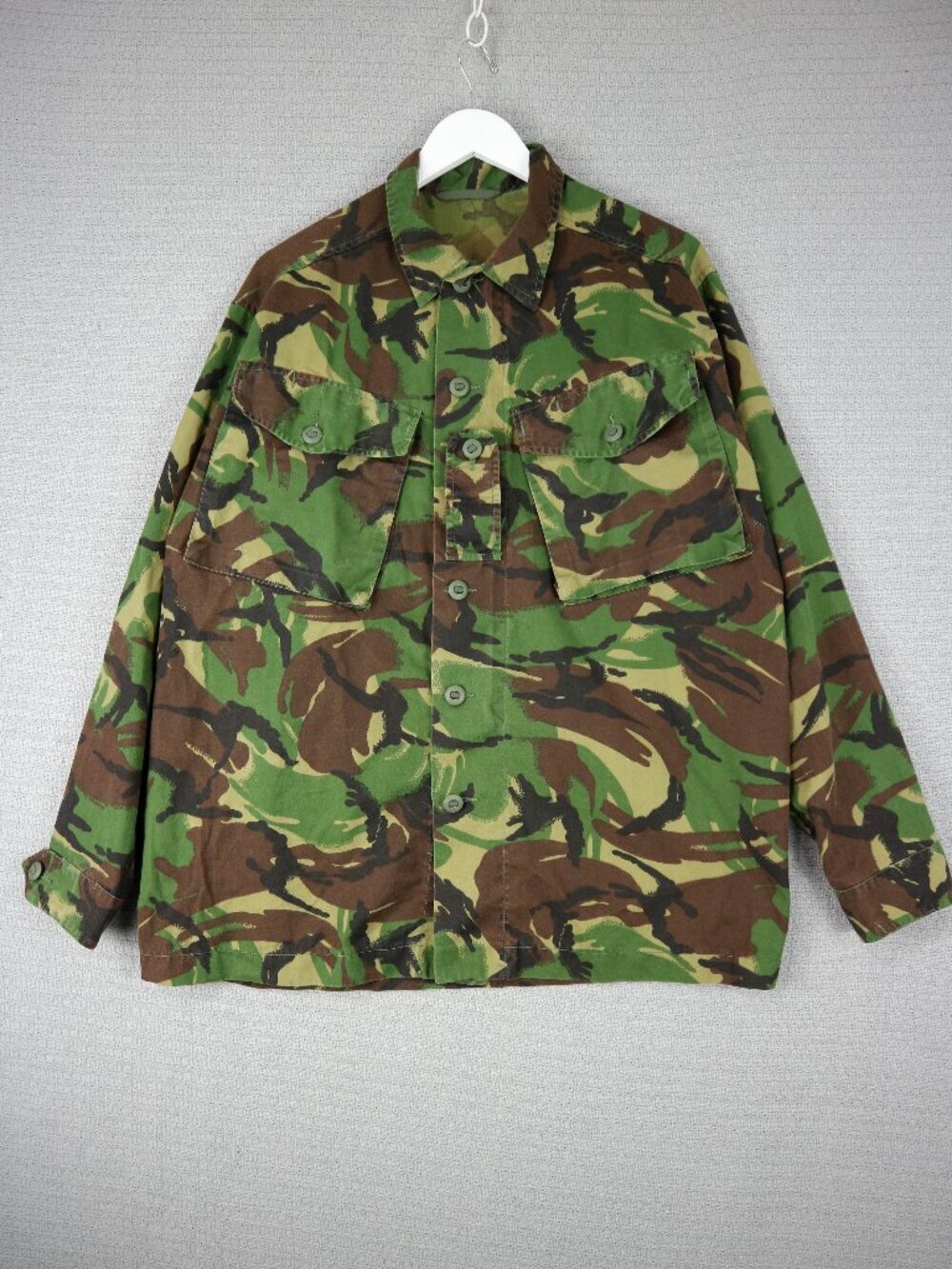 Vintage 1990's British Army Field Jacket in DPM Camouflage Nato DCTA - L/XL